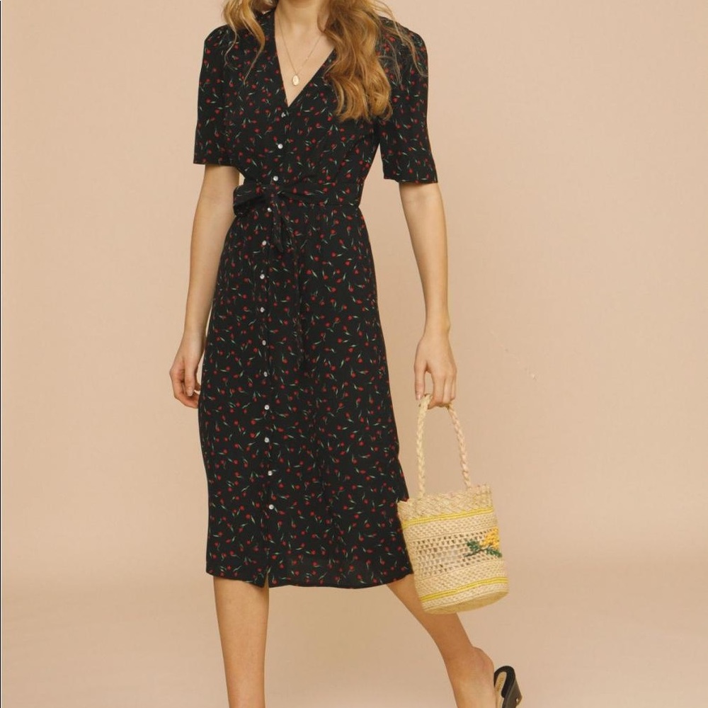 Rouje Mathilde midi shirt dress